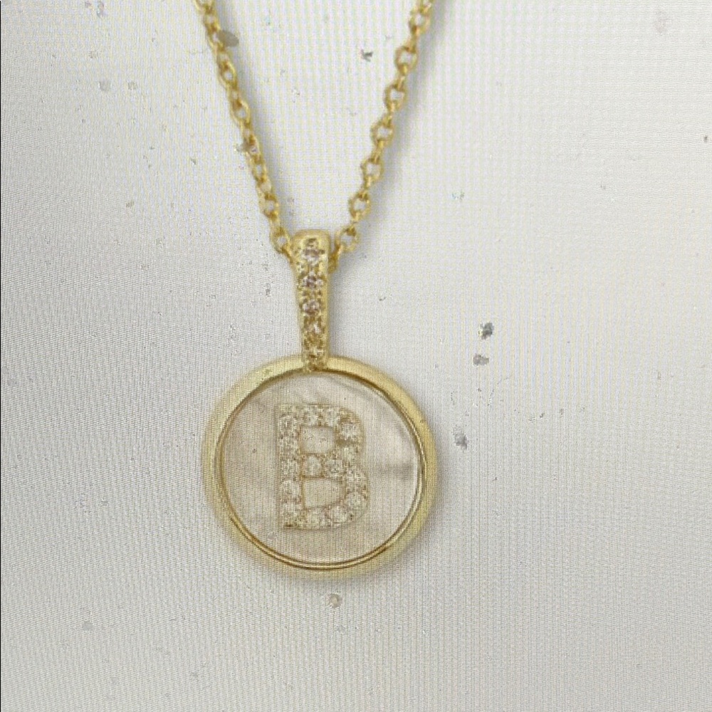 Melinda Maria Baby Love Letter B medallion